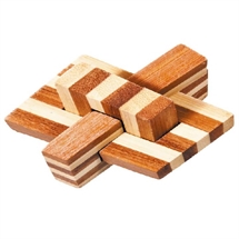 Bamboo Puzzle - Kæde knude, Sværhedsgrad 3/5